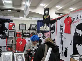 Stand Emily the Strange à WonderCon en 2010.