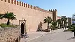 Partie alaouite de la face sud-ouest de l'enceinte de la kasbah