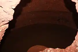 Entrée d'un souterrain.