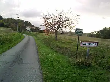 L'entrée dans Castillon.