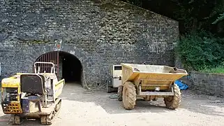 Entrée de la visite de mine.