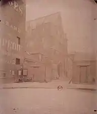 Entrée du couvent des Cordeliers de Paris au no&nbsp;15, photographie d'Eugène Atget (1899).