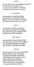 Texte de la quatrième saynète.