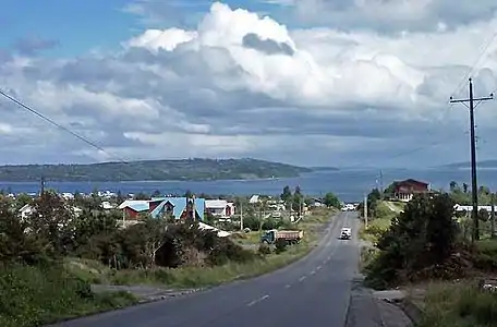 Entrée nord de Quellon