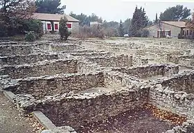 Vestiges de l'oppidum d'Entremont.