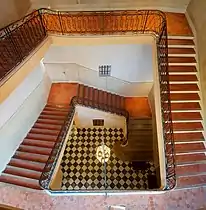 vue escalier monumental