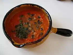 Escargots à la provençale (variante).