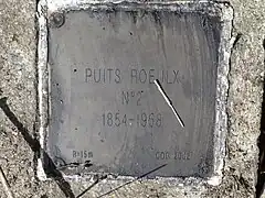Puits de Rœulx no&nbsp;2, 1854-1958.