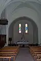 La nef centrale de l'église (juil.&nbsp;2011)