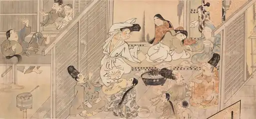 Copie d'après Tosa Mitsuoki. Histoire d'un peintre, emaki, XVIIe&nbsp;siècle, Musée national de Kyoto