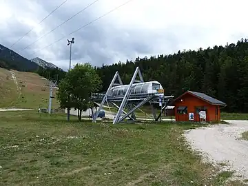 Le télésiège Combeauvieux en 2010.