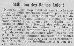 L'Express du Midi du 11 juillet 1905.