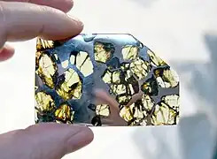 Tranche de la pallasite Esquel (en).