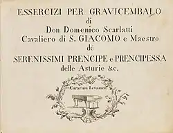 Image illustrative de l’article Essercizi per gravicembalo