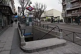 Entrée de la station.