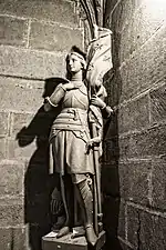 Statue de Jeanne d'Arc à Carcassonne