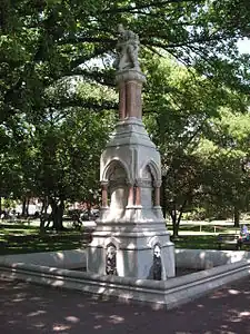 Ether Monument&nbsp;(en), 1867, Boston, Boston Public Garden.