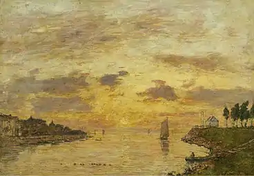 Saint-Valery-sur-Somme. L'Embouchure de la Somme, 1891Collection privée, Vente 2011