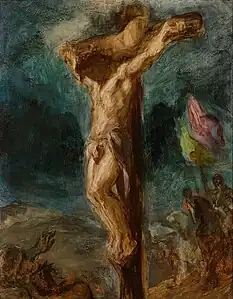 Crucifixion, huile sur panneau, 37&nbsp;×&nbsp;25&nbsp;cm, musée Boijmans Van Beuningen (1845).