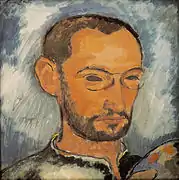 Portrait de Roman Kramsztyk par Eugeniusz Zak.