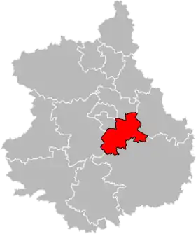 Eure-et-Loir - Canton Chartres-2 2015.svg