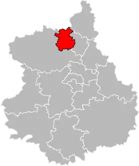 Eure-et-Loir - Canton Dreux-1 2015.svg
