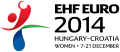 Logo du championnat d'Europe 2014 en Croatie et Hongrie.