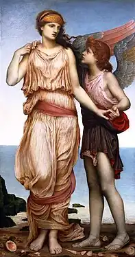 Vénus et Cupidon, vers 1878, Londres, De Morgan Centre&nbsp;(en).