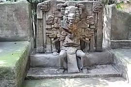 Sculpture de Mictlantecuhtli