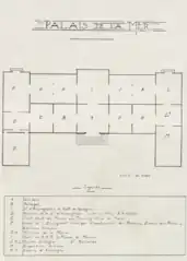Plan d'occupation des salles