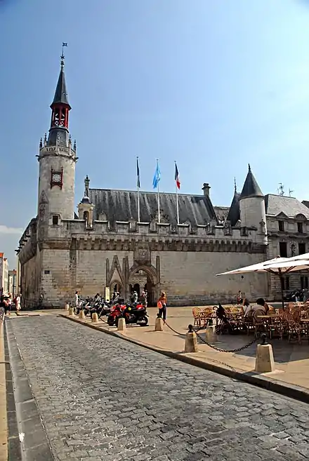 Hôtel de ville de La Rochelle (France).