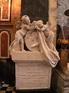 Tombeau du cœur de Marie Leszczynska (1768), église Notre-Dame-de-Bonsecours de Nancy.