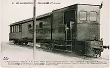 Automotrice à vapeur à voie métrique construite pour le chemin de fer de Kayes au Niger au Mali