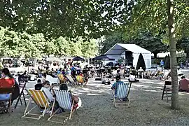 Les jardins de l'Hôtel Gabriel.