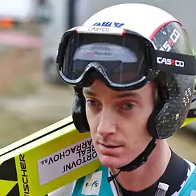 Lukas Hlava en 2014 à Engelberg.