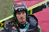 Robert Kranjec à Engelberg en 2014.