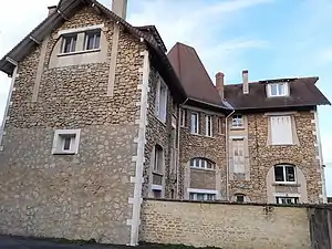 Vue de la façade arrière 2020.