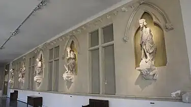 Reconstitution de la façade de la Maison des Musiciens.