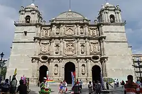 Cathédrale Notre-Dame-de-l'Assomption de Oaxaca (Mexique).