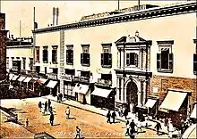 L'Auberge d'Auvergne à La Valette avant sa destruction lors de la Seconde Guerre mondiale.