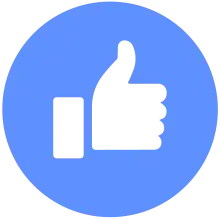 Graphique du bouton « J'aime » de Facebook.