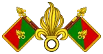 Fanions de la Légion étrangère française.