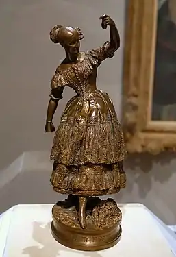 Fanny Elssler (vers 1836), musée d'Art de l'université de Princeton.