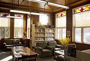 Coin lecture de la Bibliothèque commémorative Pettes