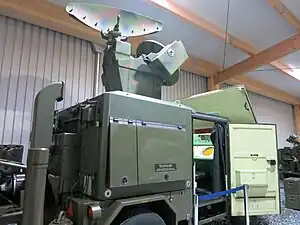 Un Appareil de conduite du tir 75 des Forces aériennes suisses au Flieger Flab Museum.