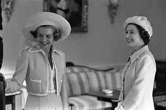 Betty Ford et Élisabeth II