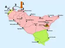 248-241 : sièges de Lilybée, Drépane, Éryx. 248-244 : occupation carthaginoise du mont Heircté, raids sur l'Italie. 241 : bataille des îles Égates