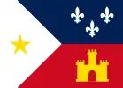 Drapeau des Cadiens (Louisiane, États-Unis)