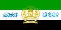 Troisième drapeau de l'État islamique d'Afghanistan (2001-2002).