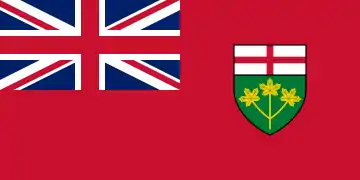 Drapeau de l'Ontario